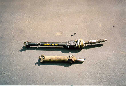 New (to me) Bronco shaft w/ Currie kit vs old POS YJ shaft