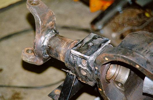 The finished front perch