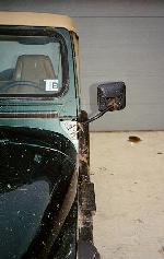 Close up of drivers side