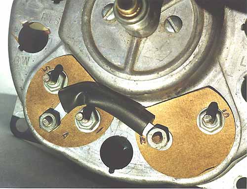 Back of speedometer, fuel, and temp gauge