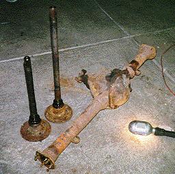 '71 CJ-5 Dana 44 with shafts removed