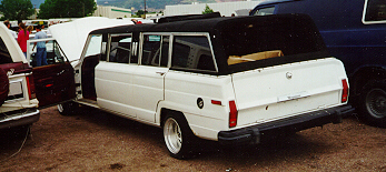 Grand Wagoneer Limo Back View