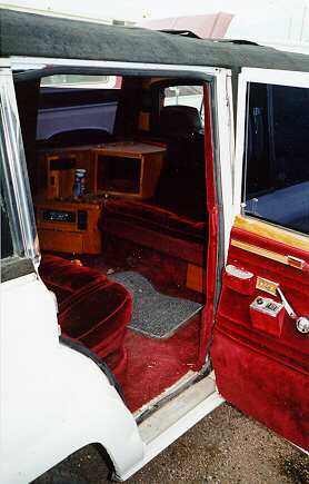 Grand Wagoneer Limo Interior